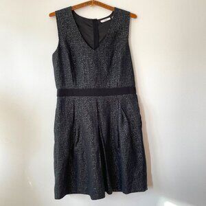Shimmery Little Black Dress with Pockets!
